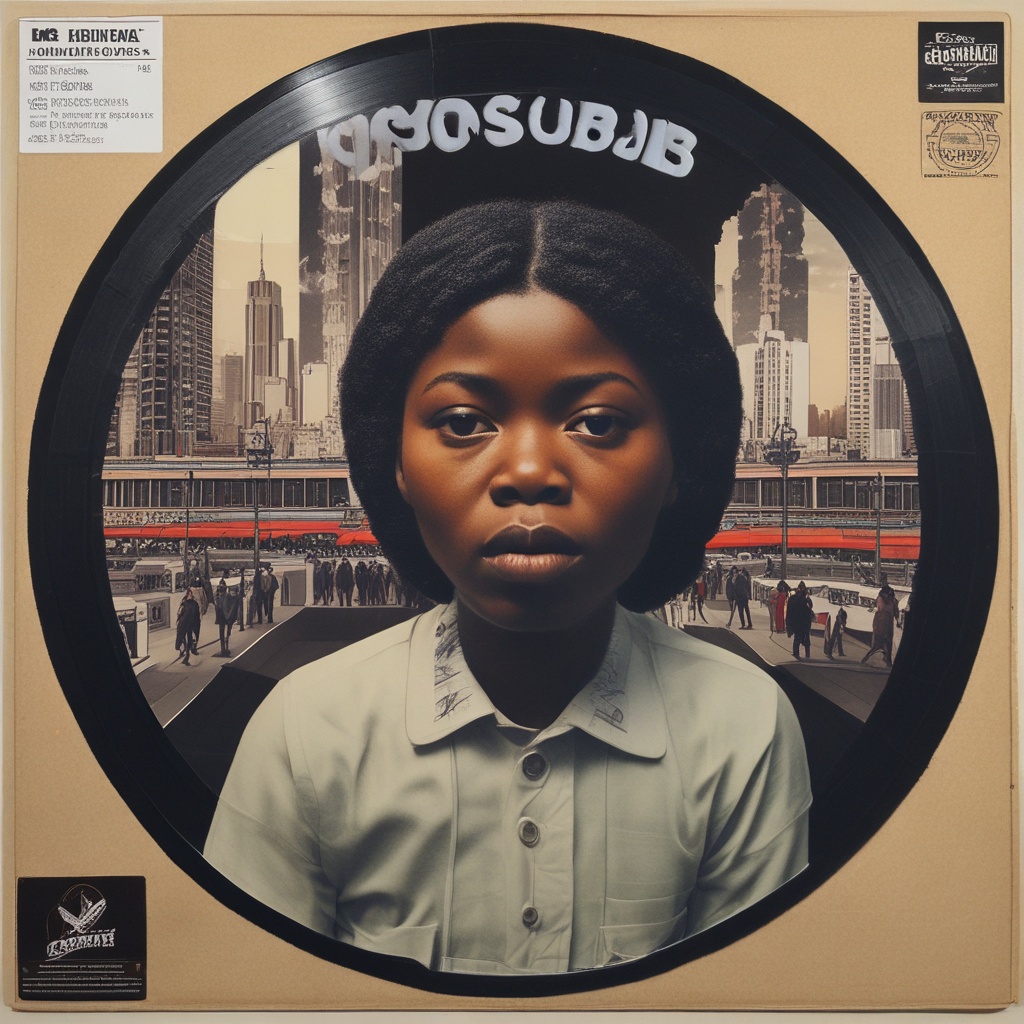 YOSOBI album cover on a vinyl record